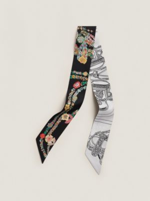Brides de Gala en Fleurs Twilly - Black | Hermès Macau SAR